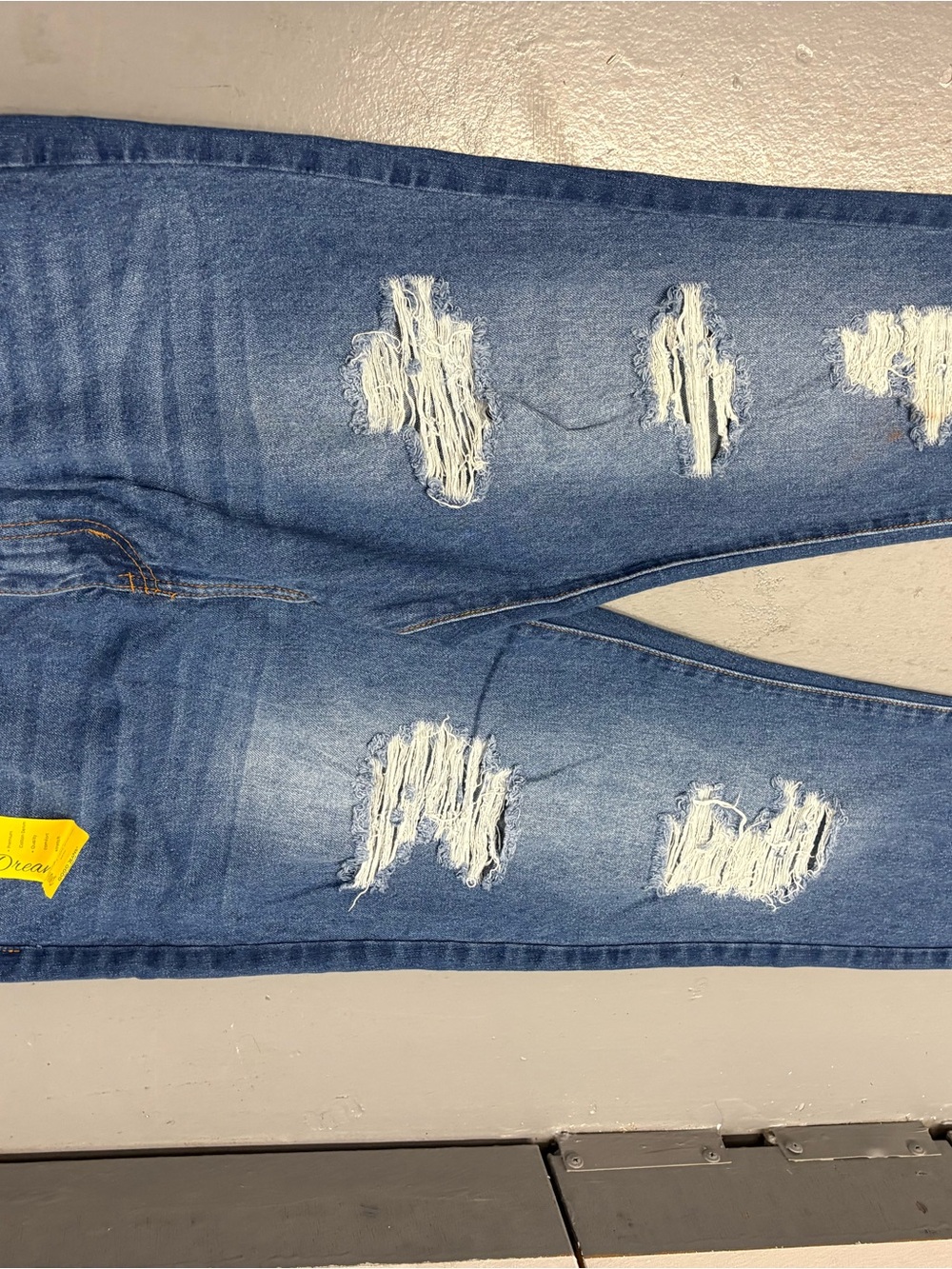 GOGO Distressed Indigo Skinny Jeans